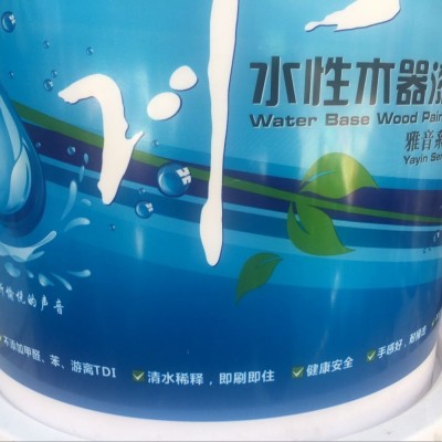 单组份水性哑光白面漆 邦派牌 水性木器漆20kg 家具厂木门厂用图4