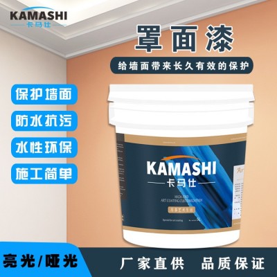 卡马仕罩面漆墙面保护水性哑光透明可自刷防尘涂料内外墙面油清漆图2