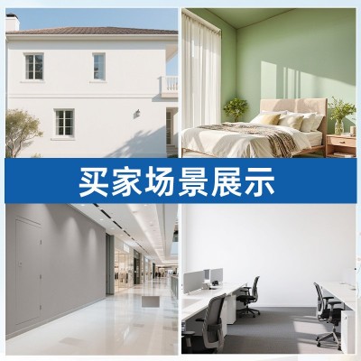 跨境外贸家用自刷乳胶漆白漆墙面漆内墙漆家居乳胶漆水性 液体涂料图3