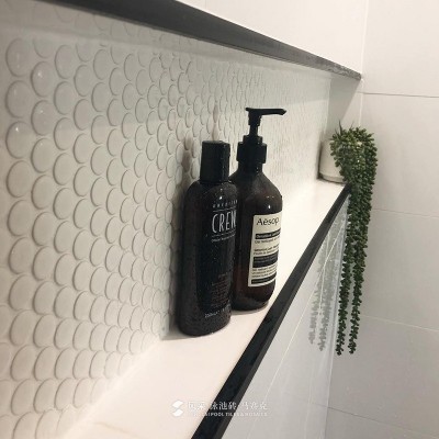 纽扣马赛克系列佛山浴室卫生间墙砖背景墙瓷砖拼图瓷砖现代简约图3