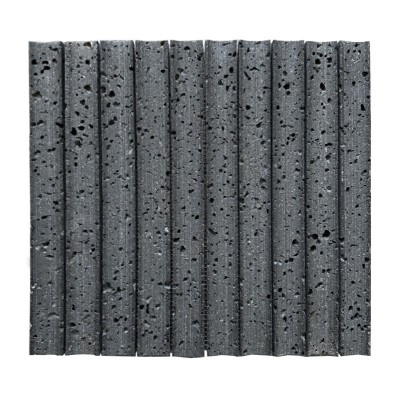 天然长条凹面石材马赛克瓷砖民宿酒吧咖啡吧台30X298新品火山岩图5