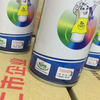 批450ml彩虹漆师傅 自动喷漆哑光黑白手喷漆涂鸦汽车美容漆修补漆图3