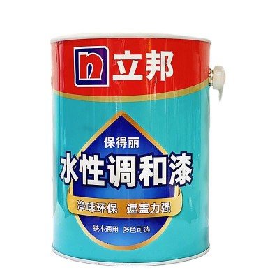 立邦保得丽室内外铁木器乳胶漆 白色自刷涂料 3KG净味水性调和漆图4