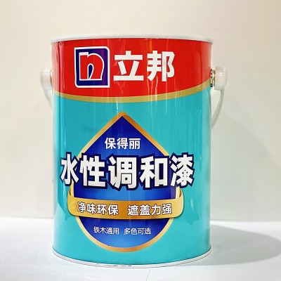 立邦保得丽室内外铁木器乳胶漆 白色自刷涂料 3KG净味水性调和漆图5
