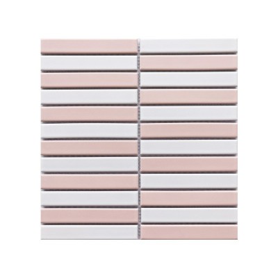 长条型拼色马赛克瓷砖个性背景墙卫生间厨房内墙砖欧式拼色马赛克图5