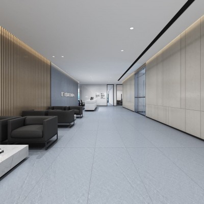 复古风无洞洞石瓷砖客厅酒店商场600×1200地砖仿天然石材地砖图2