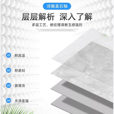 天然石材质感柔光砖大理石纹瓷砖精雕别墅大堂客厅地砖厨卫墙地砖图2