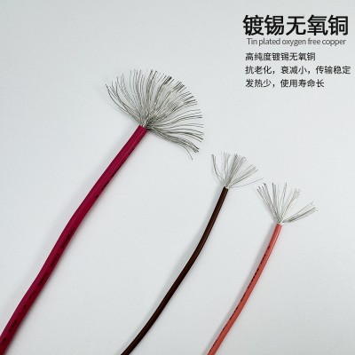 美标电子线UL1015 美规线端子线线束镀锡铜阻燃高温连接 线ul电线图3