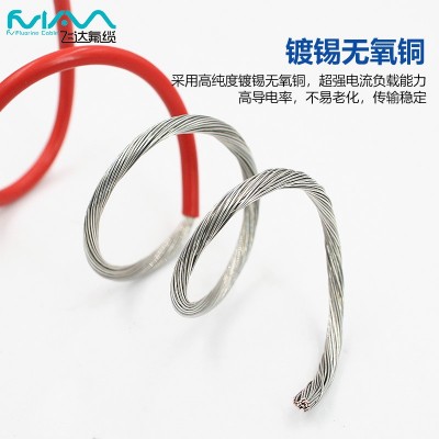 UL1330电子线铁氟龙高温线200℃高压线600V美标线FE P线材8-28AWG图2