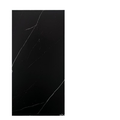 瓷砖600x1200全瓷黑色墙面砖通体哑光大理石柔光地板砖酒店工程砖图5