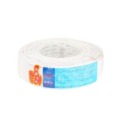 国标三芯电源线纯铜RVV白色电缆线护套线家用1.5 2.5 平方电线电缆图5