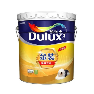 多乐士金装净味五合一乳胶漆家用室内无甲醛水性白色涂料油漆图5