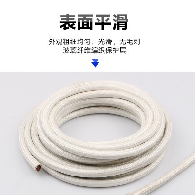 GN500耐600度 镀镍云母绕包编织电磁高温加热线 云母高温线图4