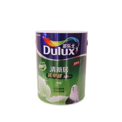 清新居内墙乳胶漆 新款抗甲醛净味五合一家用涂料白色室内墙面漆图4