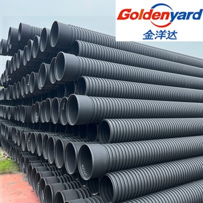 hdpe双壁波纹管 源头厂家雨水排污管SN8DN300聚乙烯 波纹管排水管图4