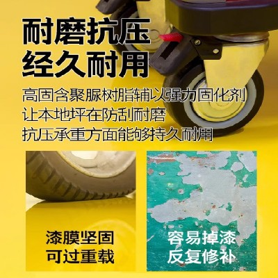 天冬聚脲地坪漆瓷砖自流平卫生间地面翻新防水地平农村老房改造图3