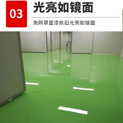 天冬聚脲地坪漆瓷砖自流平卫生间地面翻新防水地平农村老房改造图2