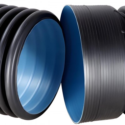 厂家直供【顾地】批发民建市政农业现货排水排污HDPE双壁波纹管图2