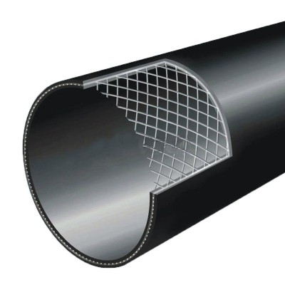 PE钢丝网骨复合管200 1.6mpa聚乙烯钢丝塑料复合管排水消防给水管图5