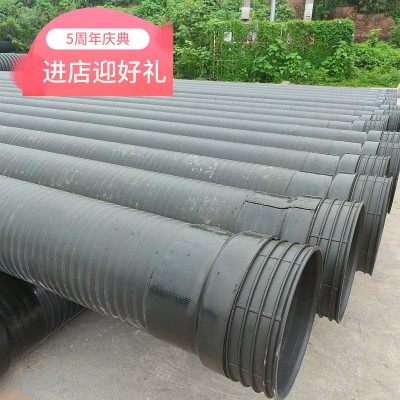 中壁缠绕管HDPE中空壁耐腐蚀性缠绕排水管工厂现货波纹管图2