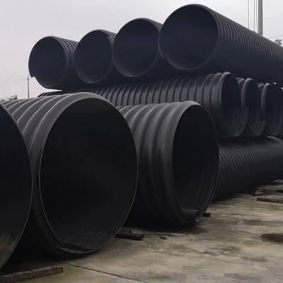HDPE方波纹管给排水钢带中空缠绕管钢丝网骨架管克拉管防水图5