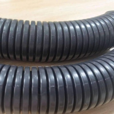 工厂货源PVC红黄黑穿线波纹管市政工程建筑工地排污管批发排水管