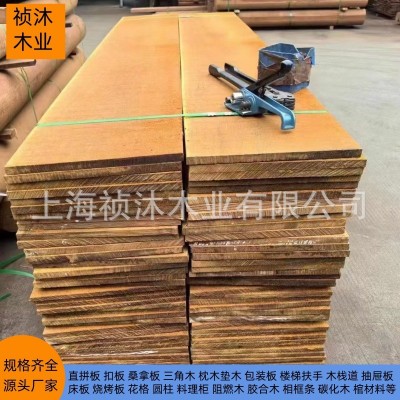 桌面板古建沙比利柳桉木茶几实木扶手楼梯圆柱墙板户外防腐地板料图3