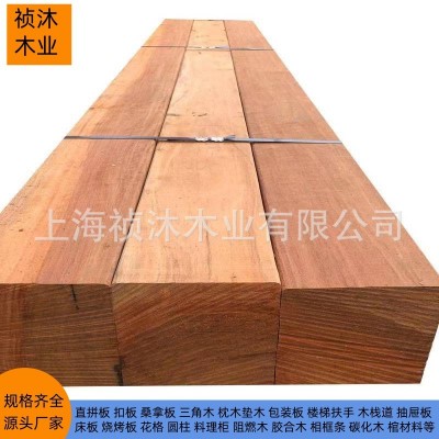 桌面板古建沙比利柳桉木茶几实木扶手楼梯圆柱墙板户外防腐地板料图2