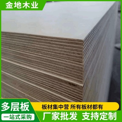 多层生态板工程建筑家用整芯胶合板家具板材厂家批发厚度可定 制
