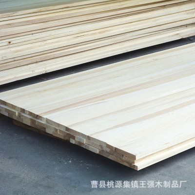 曹县厂家直供杨木拼板杨木条杨木板材家具用板材杨木直拼板尺寸定图4