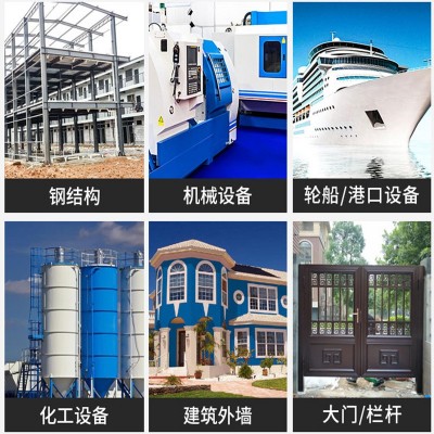 氟碳面漆 金属漆户外桥梁钢结构防腐防锈漆 栏杆彩钢瓦翻新氟碳漆图3