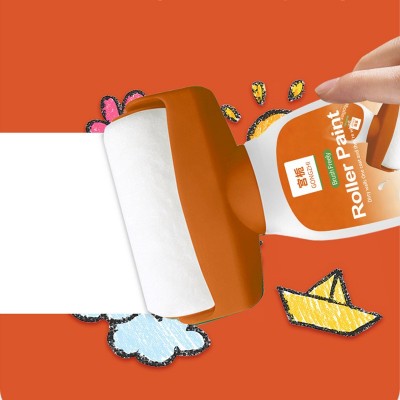 跨境英文墙面大滚筒修补漆家用DIY涂鸦刷遮盖水性净味乳胶漆图5