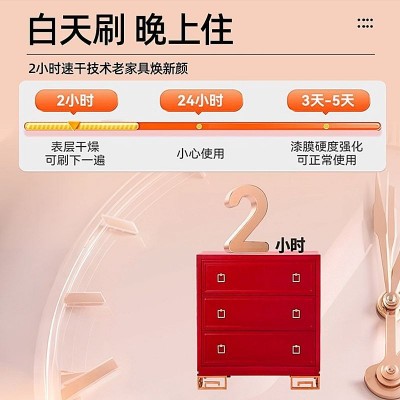 水性木器漆木门家具改色翻新漆床头柜家居修补漆环保净味自刷涂料图4