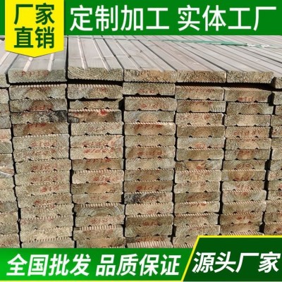 深度防腐处理芬兰木防腐木板材龙骨立柱料厂家现货直发烘干原材料图2