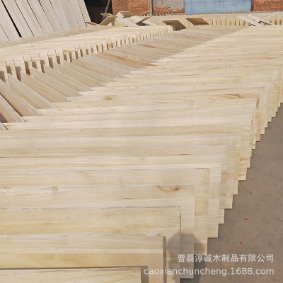 定制木质工艺品木板多规格桐木直拼板加厚多层木板桐木板材厂家图4