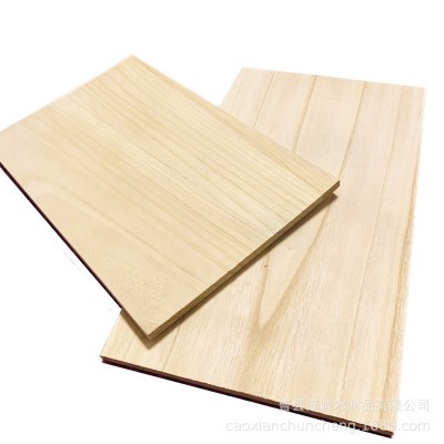 厂家大量供应实木桐木拼板家装建筑原木板不易劈裂大板桐木直拼板图4