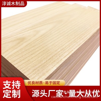 厂家大量供应实木桐木拼板家装建筑原木板不易劈裂大板桐木直拼板