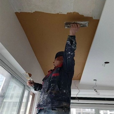 生态稻草漆室内外墙稻草泥乡村名宿肌理漆纸筋灰黄泥巴墙艺术涂料图3