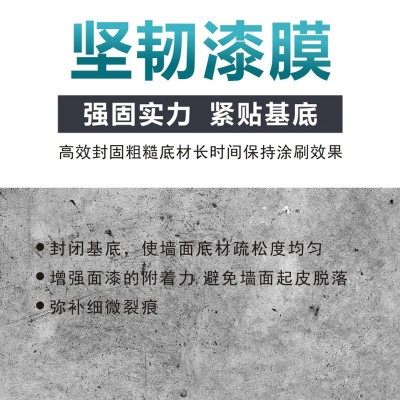 抗碱封闭底漆透明防潮防霉乳胶漆抗碱底漆渗透型墙面界面剂内墙图3