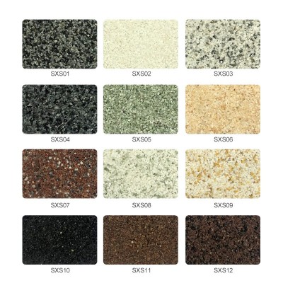 户外地面专用批刮树脂石铺地胶粘石瓷石涂料抗裂室外艺术漆不掉色图5