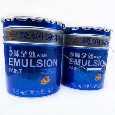 楚润弹性面漆水性白色底漆防水防晒抗污弹性 建筑油漆外墙 墙面漆图3