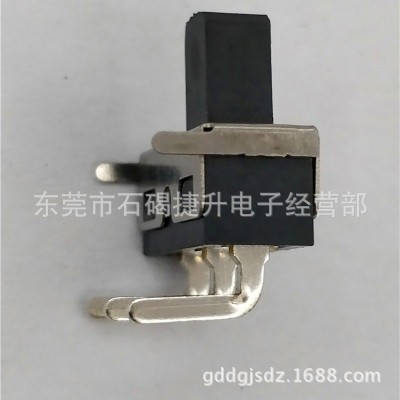 SS-12D11弯脚大电流拨动开关2档3脚单排单刀带固定脚SS12D06波动图3