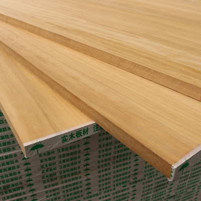 杨木碳化直拼板实木板材金丝赤杨木拼板家具装修衣橱衣柜木板门板图3