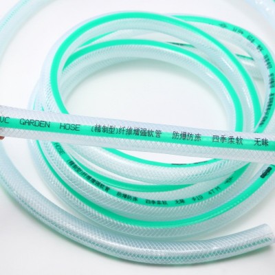 PVC透明塑料给水管 3分4分6分1寸蛇皮软水管 农用灌溉PVC塑料软管图4