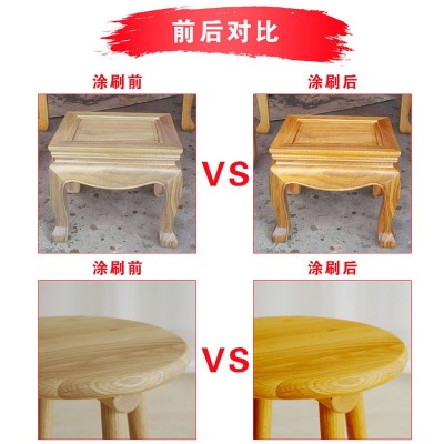 国硕水性木器漆优惠丙烯酸聚氨酯透明翻新家具地板室内面底 漆罩光图3