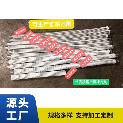 加厚壁厚2mmPVC塑筋管吸尘管吸风管除尘管波纹软管送料管排污管道图2