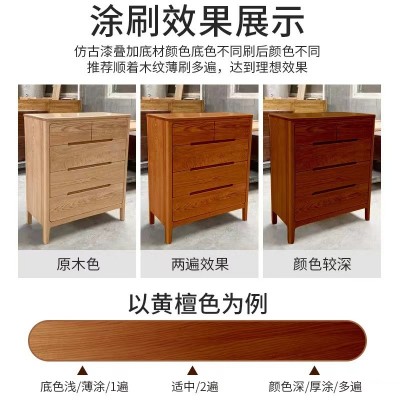 快干漆木器涂料水性漆工厂批发净味漆附着力防水地板快干漆图4