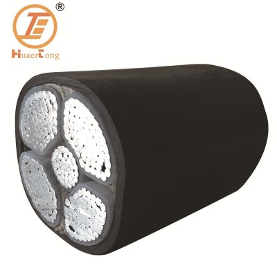 铝芯电力电缆YJLV4x400+1x185平方电缆国标线电缆足米厂家批发图3