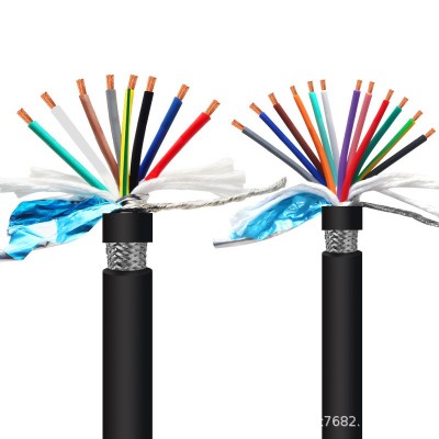 国标纯铜高柔拖链电缆信号线6/7/8/10/12/14/16芯trv vp拖链屏蔽线图5