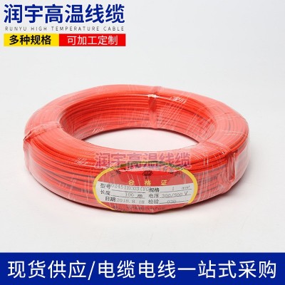 厂家大量库存 硅橡胶玻璃纤维编织高温线 颜色多样电线图2